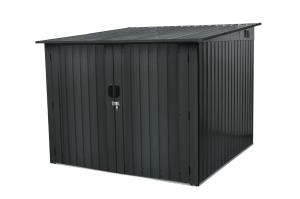 Quality Easy Assembly Metal Bike Storage Shed 3 / 4 Seats 0.25mm thickness 81inch 64.1inch wholesale