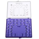 Monocrystalline Sapphire Teeth Braces Mini Roth 0.022" 3hooks Size Comfortable