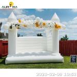 Children'S Inflatable Bounce House Rainbow Mini Bouncer Castle Amusement Park