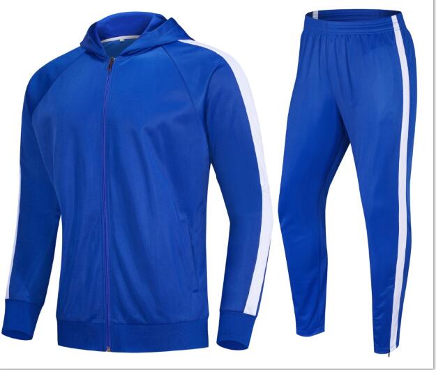 2021 New Arrival men sports tracksuits with the front zipper Sweatshirt With Pockets Mens Zip Up Knit Denim Sweatshirt