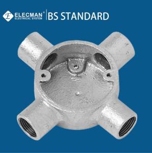 Quality BS4568 Electrical Intersection Outlet Conduit Gang Box 20mm-25mm wholesale