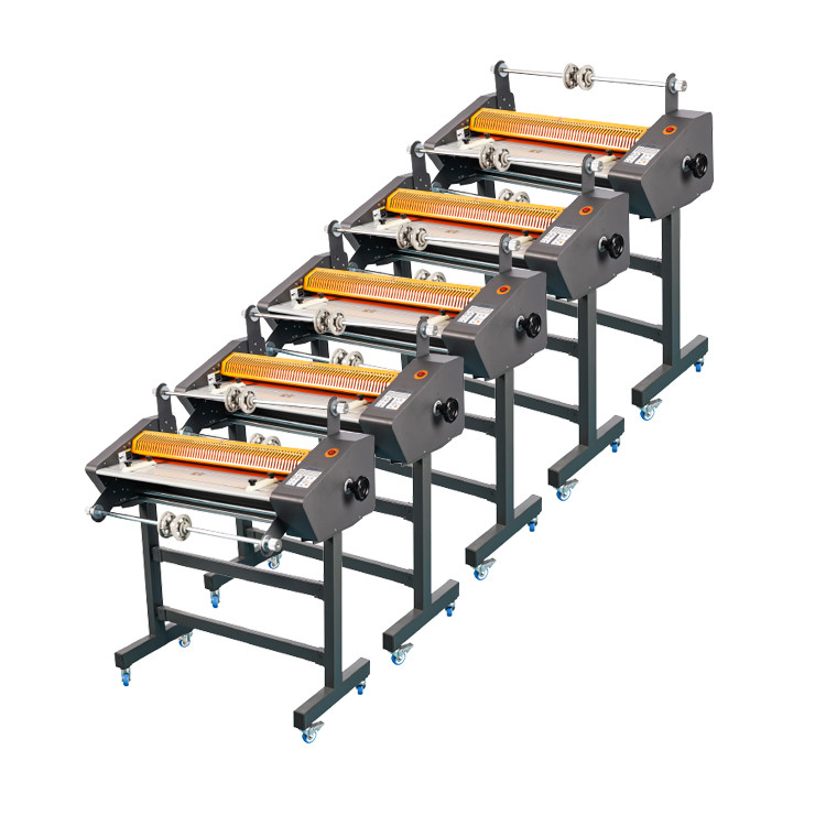 Books Cover Roll Laminating Machines 170D Temp With 550mm Steel Roller