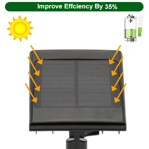 IP67 7000K LED Solar Landscape Spotlights