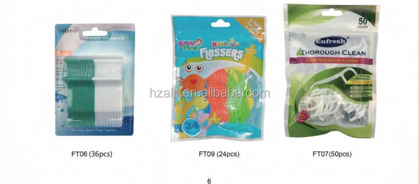 Oral Care Ortho Floss Picks with MFDS Safety Standard and Flass/Floss Sticks