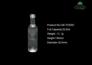 Quality 50ml Glass bottle for whisky vodka wholesale