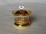 P1-Arabia Exquisite Imitation metal base Louhua Sunflowers Sugar bowl