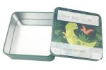 105X105X35mm Square PMS CMYK Food Tin Box With Lid