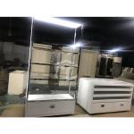 MDF Handbag Store Display Stand 8mm Tempered Glass Bag Shop Decoration