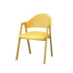 Wooden Armrest Dining Chair 48x45x72cm Endurable Environmentally Friendly
