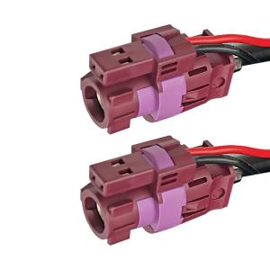 Quality Lightweight LVDS HSD Cable Assemblies , 4+2-Pin Straight HSD D Plug Cable wholesale