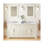European Antique Free Standing Wall Tile Sink Bathroom Vanity with Sintered