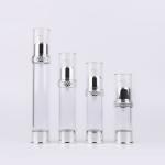 10ml - 30ml Clear Plastic Airless Pump Bottles Propellant Free Dispensing For