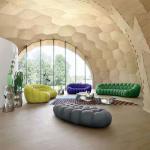 2 Seater Velvet Large Living Room Sectional Sofa Couch Green Bubble