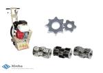 Long Working Life 6 Points Carbide Cutters Concrete Floor Planers Parts For 10″