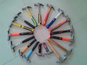 Quality 8oz,16oz Forged steel Claw hammer/ Nail hammer with grade A polishing surface, wooden or rubber handle and good price wholesale