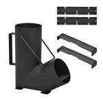 Black Brown Metal Fire Pit BBQ Stove for Patio Garden Fireplace Finishing Powder