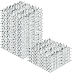 Quality Pronged Truss Plates with 8mm Nail Teeth Galvanized Steel Flat Mending Plates Repair Tie Plate Bracket Thickness 1mm for Timber Roofing Wood Truss wholesale