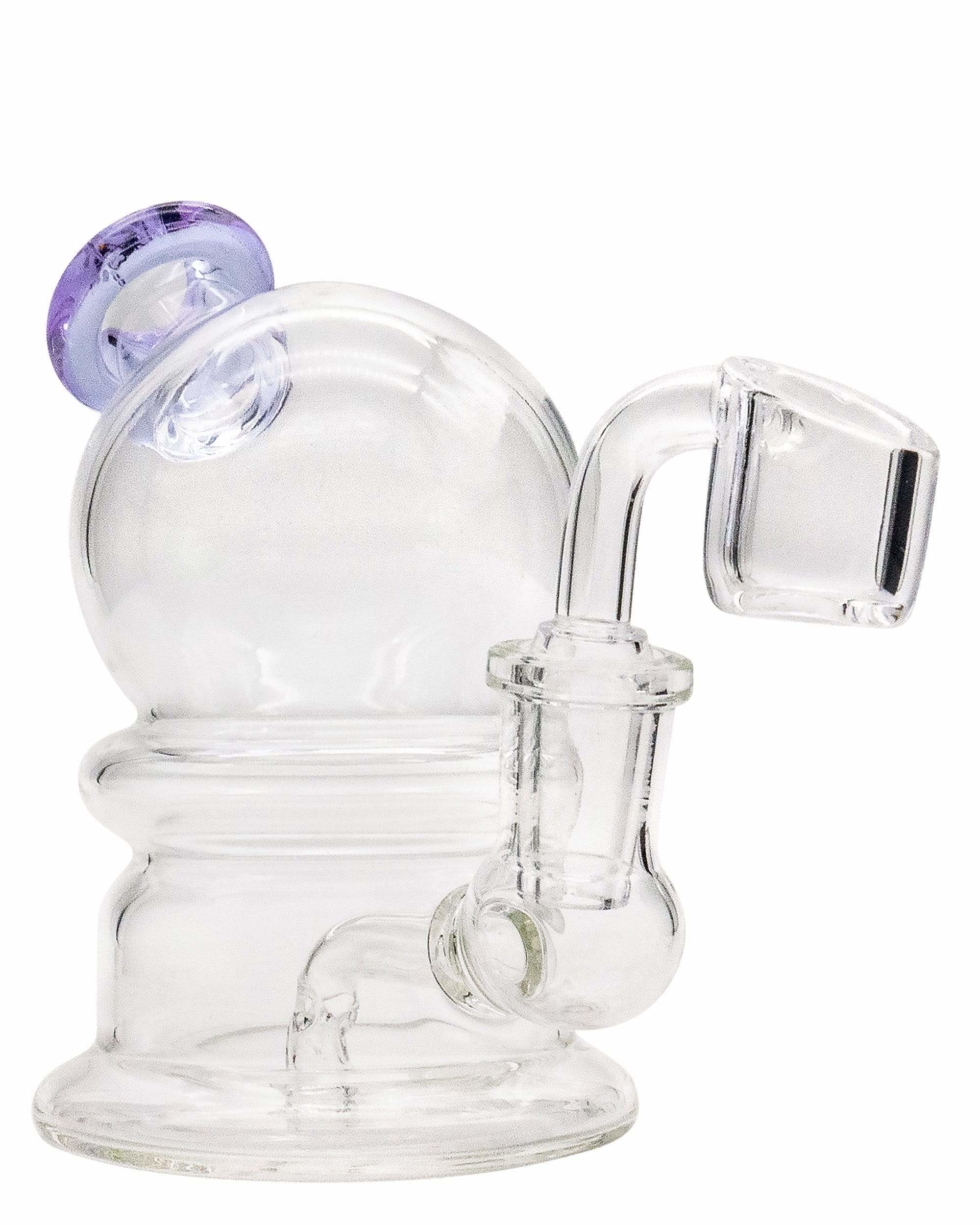 Mini Handmade Black Water Pipes Glass Bongs 16cm Smoking