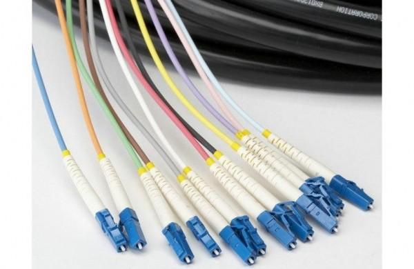 SM/MM UPC/APC LC Fiber Optic Cable , Multimode Fiber Patch Cord For Outdoor /
