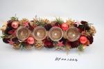New Style Wholesales Pine Cone Xmas Candle Holder Artificial Table Christmas