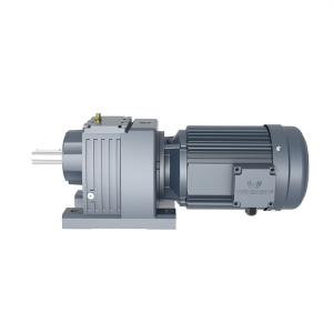 Quality SGS Horizontal Mounting Worm Helical Gear Motor Reducer wholesale