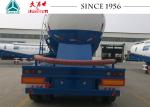 40 CBM 3 Axle Cement Semi Trailer , Bulk Cement Trailer With Air Compression
