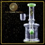 7.5" Oem Hookah Water Pipe Glass Transparent Percolator Glass Tobacco Bong