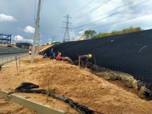 Quality Plastic Gravel Stabilizer HDPE Geocell For Road Construction wholesale