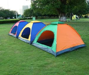 Quality Single Layer Waterproof 3-4 Person Outdoor Camping Tent(HT6056-3-4person) wholesale