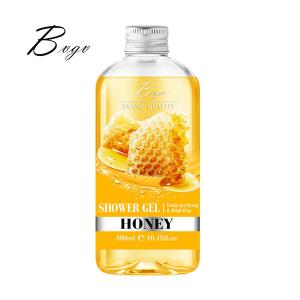 Quality Apricot Honey Natural Shower Gel Puracy Female Bodywash For Dry Skin Nourishing wholesale