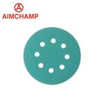 Wood sandpaper Hook And Loop Sanding Disc Yellow White Green White Abrasive Pad