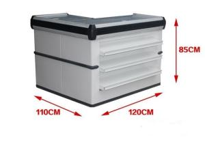 Quality Retail Store / Shop / Supermarket Checkout Counters , Express Cash Register Desk wholesale