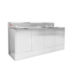 Custom Durable 304 Stainless Steel Hospital Medical Laboratory Scrub Sink