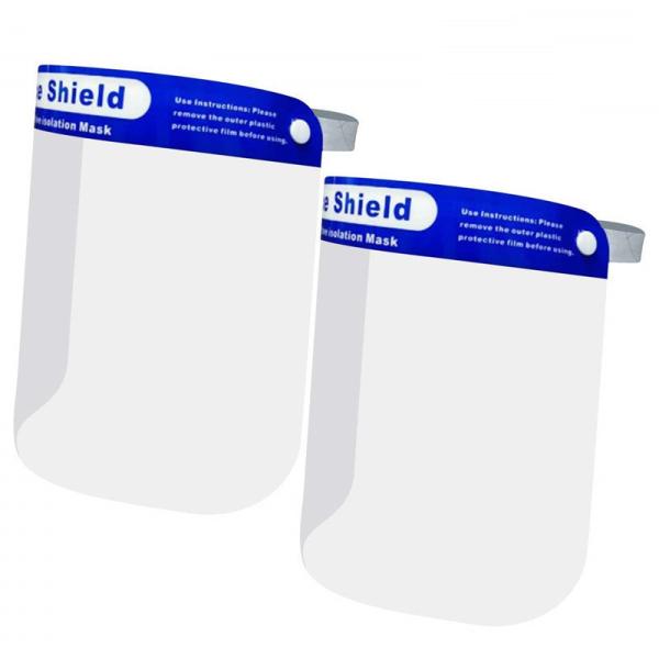 Anti - Fog PET Protective Face Shields Transparent Against Saliva And Flying