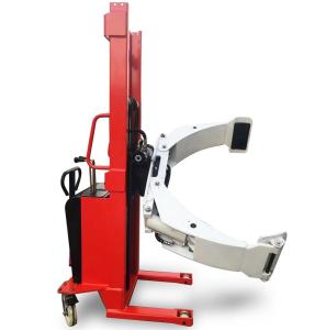 Quality Semi Electric Roll Stacker With Clamp Rotated 90 180 360 Degree For Chemical Industry wholesale