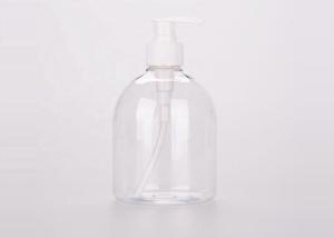 Quality Clear 500ml PET Plastic Hand Wash Bottles With Lotion Pump wholesale