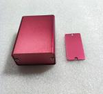 OEM Black Red Sandblasting Extruded Aluminum Case
