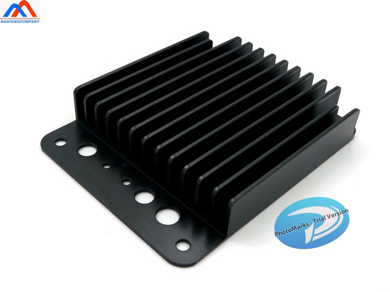 Zinc Plated Custom Extruded Aluminum LED Heatsink Housing Case Enclosure for Any Color