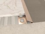 Decorative Gold Brushed 304 Stainless Steel Transition Strip Wall Tile Profile