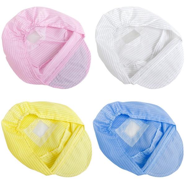 esd Cap Lint Free Anti Static Hat Polyester Cleanroom Antistatic ESD Cap Clean