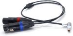 Arri Alexa Mini LF Audio Cable XLR 3 Pin To Right Angle 0B 6 Pin Male Connector