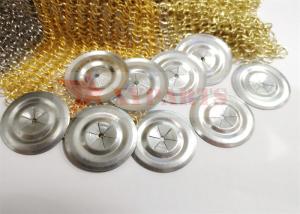 Quality 30mm 32mm SS Galvanized Steel Self Locking Washers For Insulation Pins wholesale