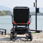 PU Tyre Foldable Electric Wheelchair Portable Lightweight