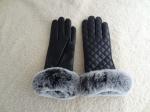 warm-keeping women sheepskin leather gloves