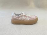 Women casual satin espadrilles sneakers with geneiun leather soft-soled and silk