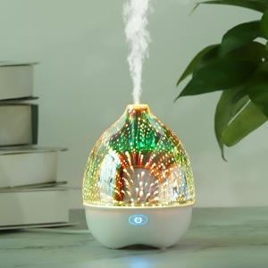 Quality Indoor Automatic Shut Off Electric Aroma Diffuser 80ml With Colorful LED Light wholesale