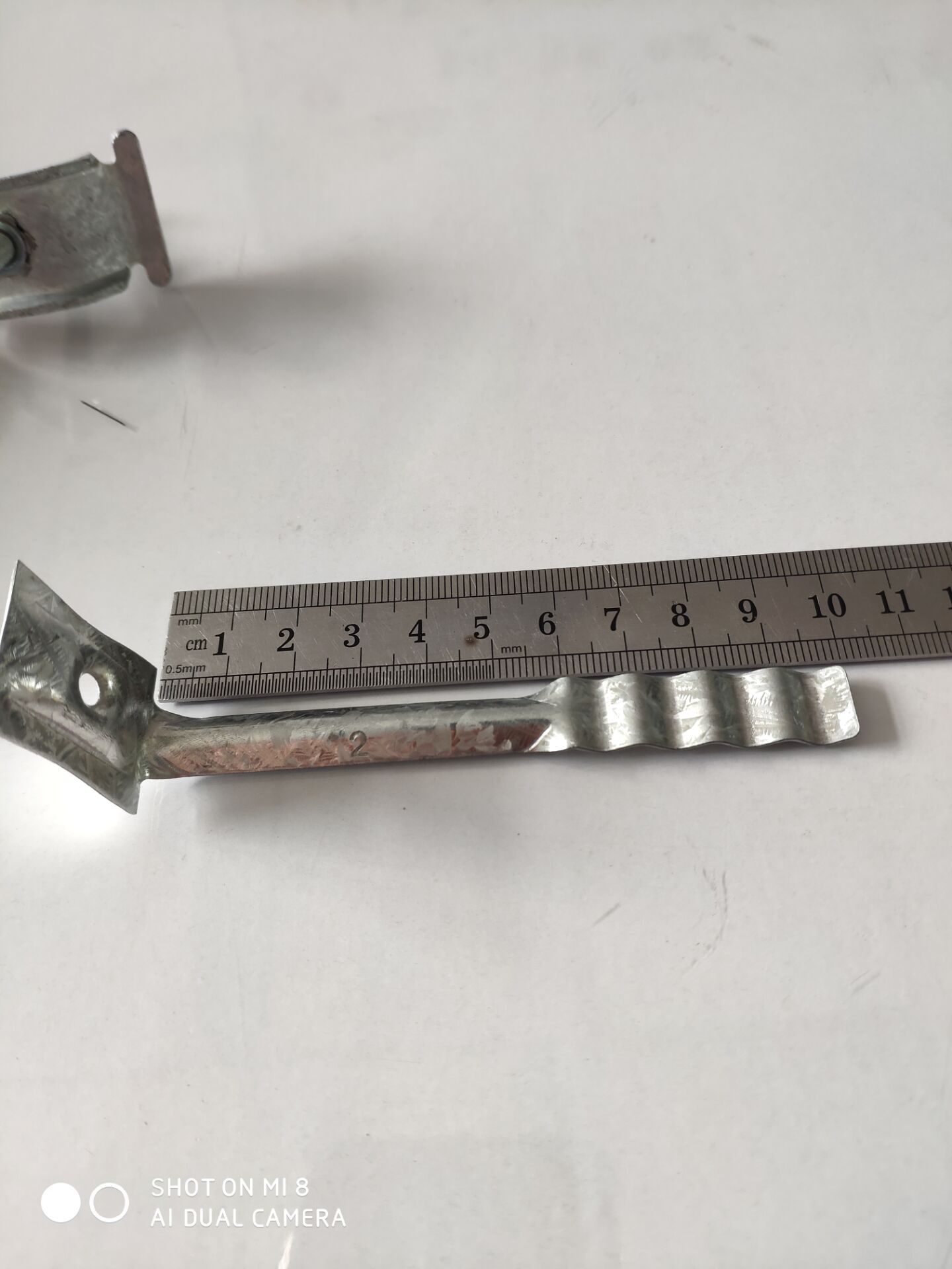 Wall Brick Tie in Galvanized Steel Material for Cutting Process in Structural Design