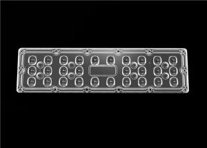 Quality 100*130 Degree LED Street Light Retrofit Kits 3030 Optics Lens With Gasket wholesale