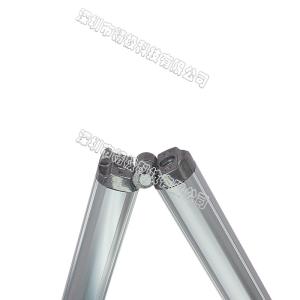 Quality ADC12 Aluminum Tube Joint Folding Connection AL-41 Silver Material Sandblasting wholesale