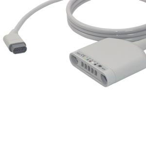 Quality Multi Function ECG Patient Cable G5136TR 16P To 5 Lead Compatible Drager Siemens wholesale